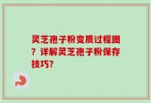 灵芝孢子粉变质过程图？详解灵芝孢子粉保存技巧？