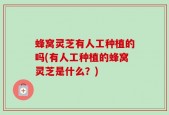 蜂窝灵芝有人工种植的吗(有人工种植的蜂窝灵芝是什么？)
