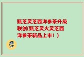 甄芝灵芝西洋参茶升级联创(甄芝灵火灵芝西洋参茶新品上市！)