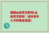 西藏山南灵芝职校(山南灵芝职校：培训青年人才的黄金摇篮)