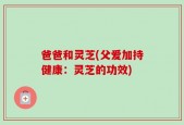 爸爸和灵芝(父爱加持健康：灵芝的功效)