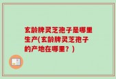玄龄牌灵芝孢子是哪里生产(玄龄牌灵芝孢子的产地在哪里？)