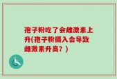 孢子粉吃了会雌激素上升(孢子粉摄入会导致雌激素升高？)