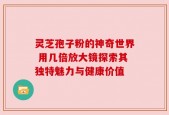 灵芝孢子粉的神奇世界 用几倍放大镜探索其独特魅力与健康价值