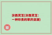 汾西灵芝(汾西灵芝：一种珍贵的草药资源)