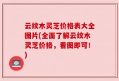 云纹木灵芝价格表大全图片(全面了解云纹木灵芝价格，看图即可！)