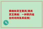 黄精和灵芝黄芪(黄芪灵芝黄精：一种草药组合的功效及其应用)