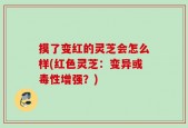 摸了变红的灵芝会怎么样(红色灵芝：变异或毒性增强？)
