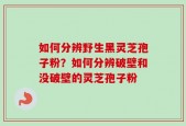如何分辨野生黑灵芝孢子粉？如何分辨破壁和没破壁的灵芝孢子粉