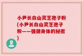 小尹长白山灵芝孢子粉(小尹长白山灵芝孢子粉——强健身体的秘密)