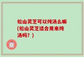 松山灵芝可以炖汤么嘛(松山灵芝适合用来炖汤吗？)