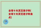 全球十大灵芝孢子粉(全球十大灵芝孢子粉盘点)