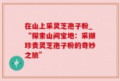 在山上采灵芝孢子粉_“探索山间宝地：采撷珍贵灵芝孢子粉的奇妙之旅”