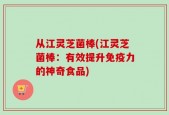 从江灵芝菌棒(江灵芝菌棒：有效提升免疫力的神奇食品)