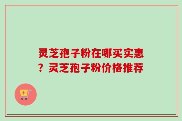 灵芝孢子粉在哪买实惠？灵芝孢子粉价格推荐