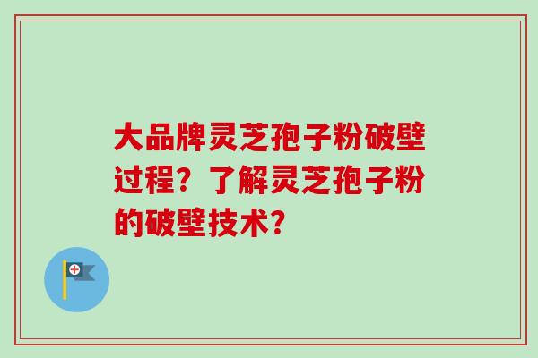 大品牌灵芝孢子粉破壁过程?了解灵芝孢子粉的破壁技术? 大品牌灵芝孢子粉破壁过程?了解灵芝孢子粉的破壁技术?