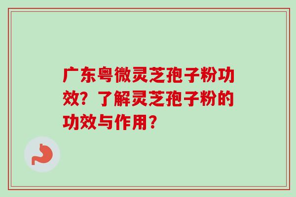 广东粤微灵芝孢子粉功效?了解灵芝孢子粉的功效与作用? 广东粤微灵芝孢子粉功效?了解灵芝孢子粉的功效与作用?