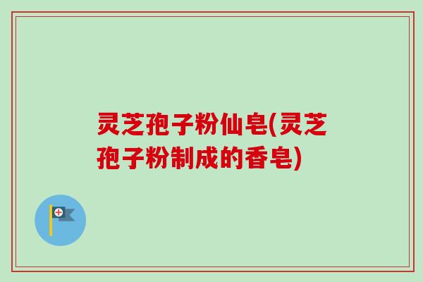 灵芝孢子粉仙皂(灵芝孢子粉制成的香皂) 灵芝孢子粉仙皂(灵芝孢子粉制成的香皂)
