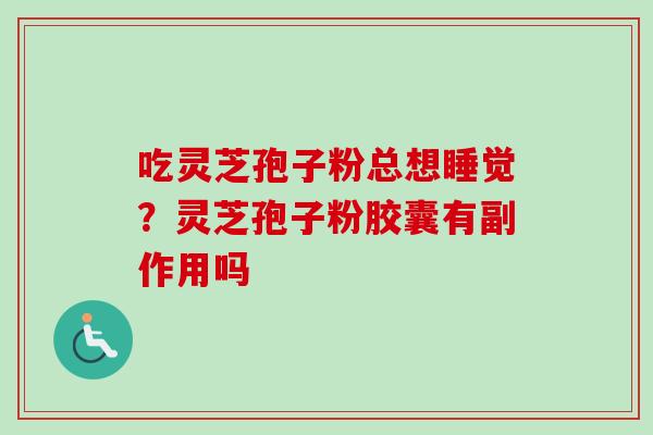 吃灵芝孢子粉总想睡觉?灵芝孢子粉胶囊有副作用吗 吃灵芝孢子粉总想睡觉?灵芝孢子粉胶囊有副作用吗