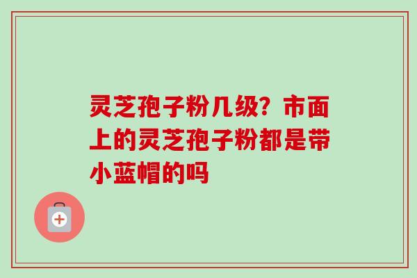 灵芝孢子粉几级?市面上的灵芝孢子粉都是带小蓝帽的吗 灵芝孢子粉几级?市面上的灵芝孢子粉都是带小蓝帽的吗