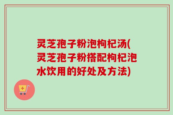 灵芝孢子粉泡枸杞汤(灵芝孢子粉搭配枸杞泡水饮用的好处及方法)