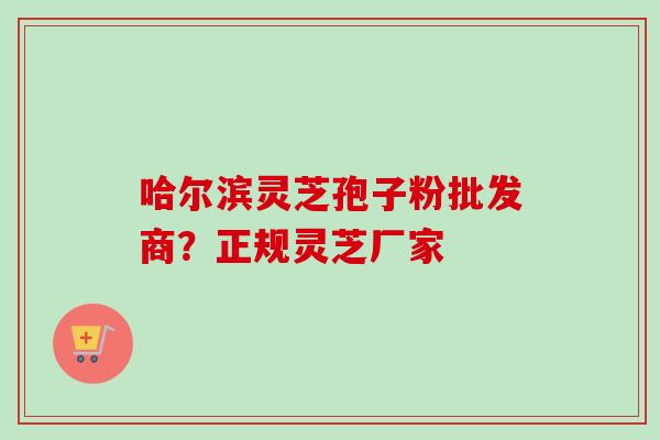 哈尔滨灵芝孢子粉批发商?正规灵芝厂家 哈尔滨灵芝孢子粉批发商?正规灵芝厂家