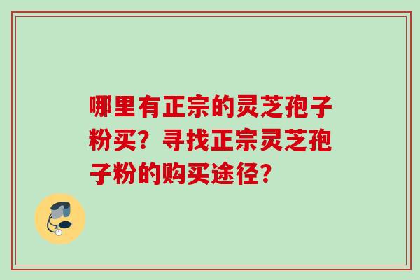 哪里有正宗的灵芝孢子粉买?寻找正宗灵芝孢子粉的购买途径? 哪里有正宗的灵芝孢子粉买?寻找正宗灵芝孢子粉的购买途径?