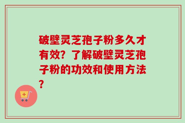 破壁灵芝孢子粉多久才有效?了解破壁灵芝孢子粉的功效和使用方法? 破壁灵芝孢子粉多久才有效?了解破壁灵芝孢子粉的功效和使用方法?