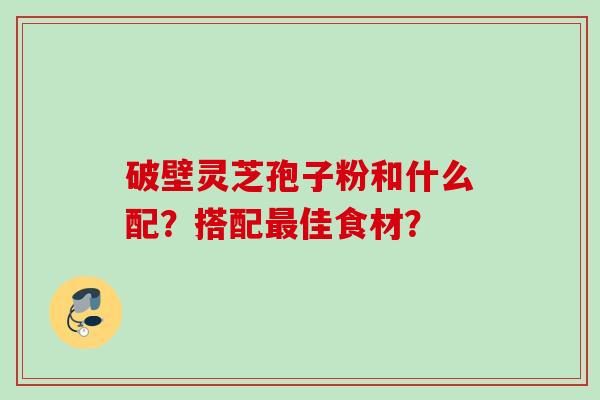 破壁灵芝孢子粉和什么配?搭配佳食材? 破壁灵芝孢子粉和什么配?搭配佳食材?