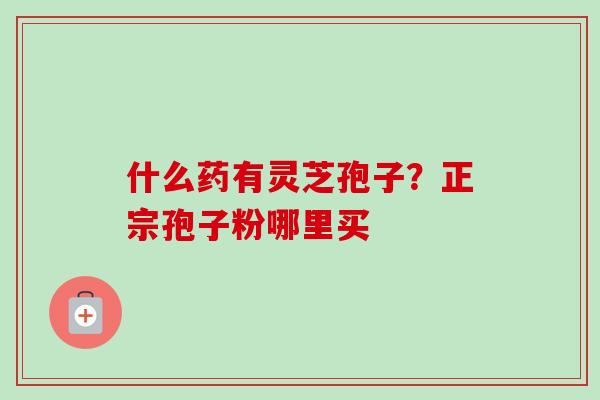 什么药有灵芝孢子?正宗孢子粉哪里买 什么药有灵芝孢子?正宗孢子粉哪里买