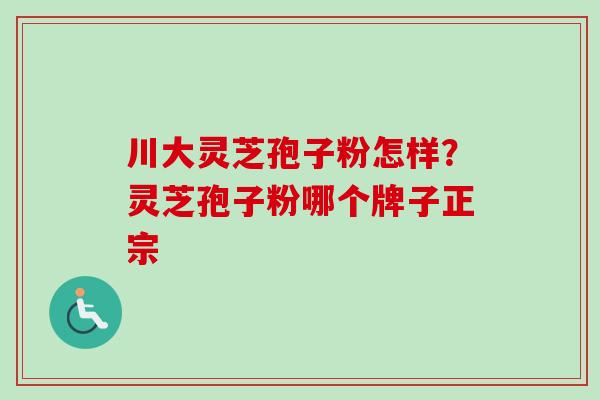 川大灵芝孢子粉怎样?灵芝孢子粉哪个牌子正宗 川大灵芝孢子粉怎样?灵芝孢子粉哪个牌子正宗
