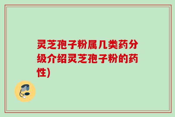 灵芝孢子粉属几类药分级介绍灵芝孢子粉的) 灵芝孢子粉属几类药分级介绍灵芝孢子粉的)