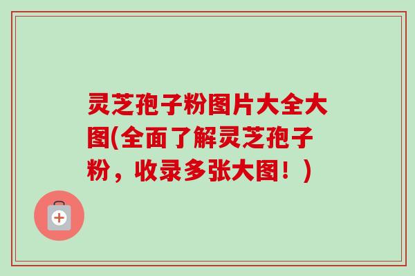 灵芝孢子粉图片大全大图(全面了解灵芝孢子粉,收录多张大图!) 灵芝孢子粉图片大全大图(全面了解灵芝孢子粉,收录多张大图!)