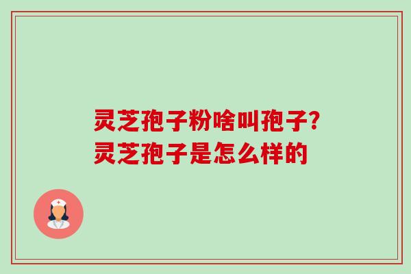 灵芝孢子粉啥叫孢子?灵芝孢子是怎么样的 灵芝孢子粉啥叫孢子?灵芝孢子是怎么样的