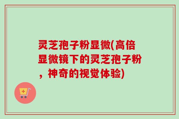 灵芝孢子粉显微(高倍显微镜下的灵芝孢子粉,神奇的视觉体验) 灵芝孢子粉显微(高倍显微镜下的灵芝孢子粉,神奇的视觉体验)
