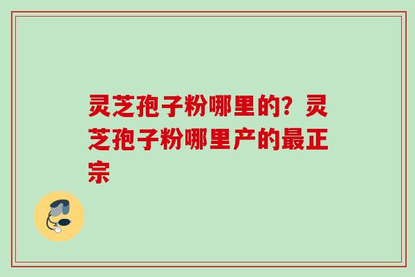 灵芝孢子粉哪里的?灵芝孢子粉哪里产的正宗 灵芝孢子粉哪里的?灵芝孢子粉哪里产的正宗