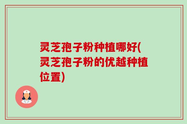 灵芝孢子粉种植哪好(灵芝孢子粉的优越种植位置) 灵芝孢子粉种植哪好(灵芝孢子粉的优越种植位置)
