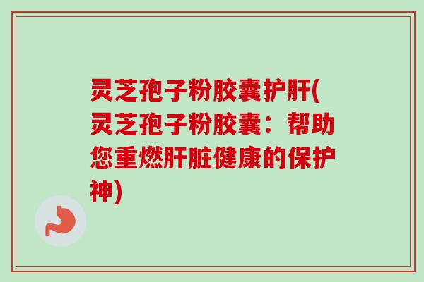 灵芝孢子粉胶囊(灵芝孢子粉胶囊:帮助您重燃健康的保护神) 灵芝孢子粉胶囊(灵芝孢子粉胶囊:帮助您重燃健康的保护神)