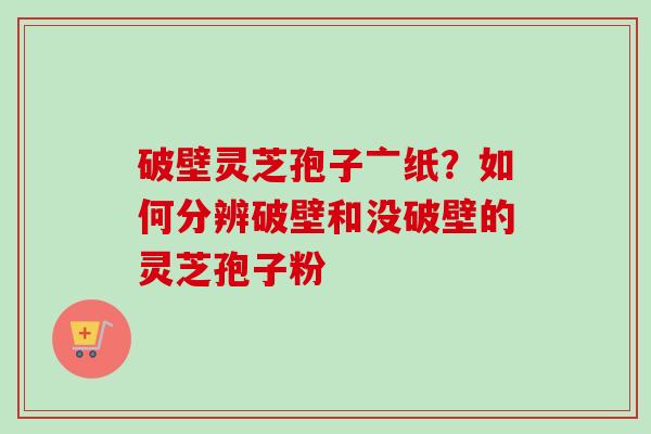 破壁灵芝孢子亠纸?如何分辨破壁和没破壁的灵芝孢子粉 破壁灵芝孢子亠纸?如何分辨破壁和没破壁的灵芝孢子粉