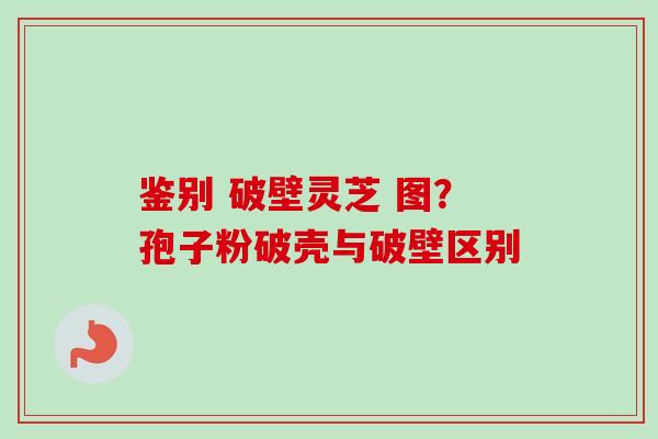 鉴别 破壁灵芝 图?孢子粉破壳与破壁区别 鉴别 破壁灵芝 图?孢子粉破壳与破壁区别