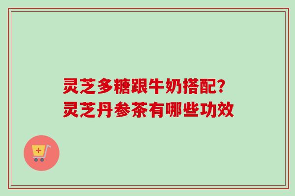 灵芝多糖跟牛奶搭配?灵芝丹参茶有哪些功效 灵芝多糖跟牛奶搭配?灵芝丹参茶有哪些功效