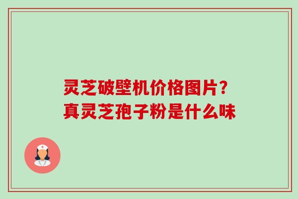 灵芝破壁机价格图片?真灵芝孢子粉是什么味 灵芝破壁机价格图片?真灵芝孢子粉是什么味