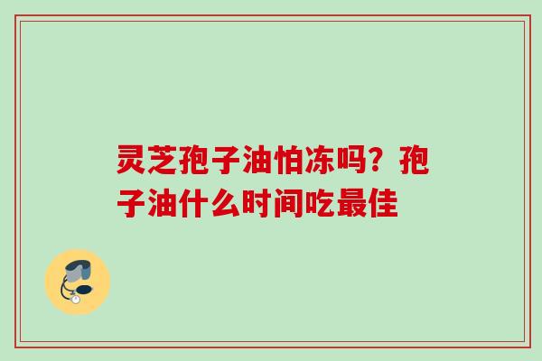 灵芝孢子油怕冻吗？孢子油什么时间吃佳