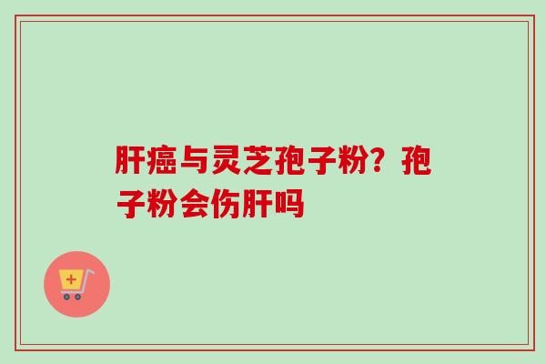 与灵芝孢子粉？孢子粉会伤吗