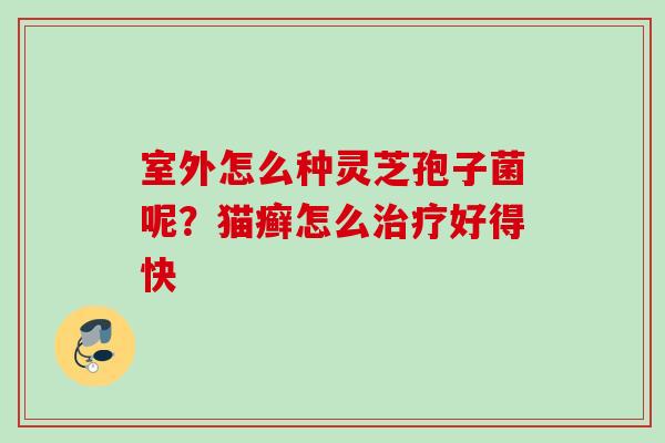 室外怎么种灵芝孢子菌呢?猫癣怎么好得快 室外怎么种灵芝孢子菌呢?猫癣怎么好得快