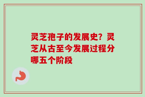 灵芝孢子的发展史?灵芝从古至今发展过程分哪五个阶段 灵芝孢子的发展史?灵芝从古至今发展过程分哪五个阶段