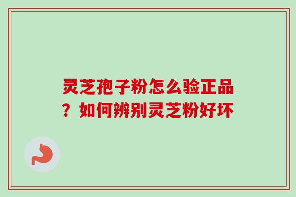 灵芝孢子粉怎么验正品?如何辨别灵芝粉好坏 灵芝孢子粉怎么验正品?如何辨别灵芝粉好坏