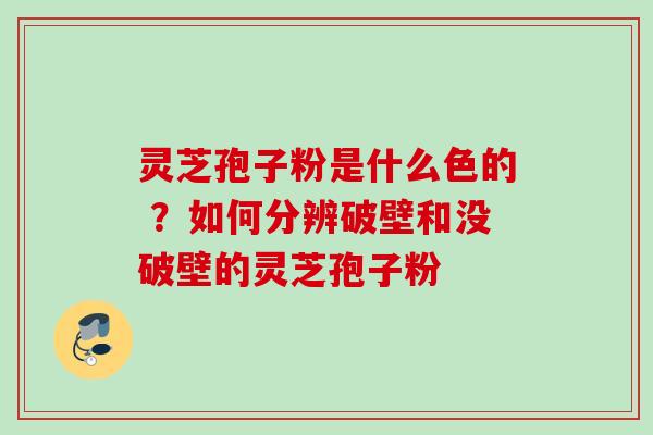 灵芝孢子粉是什么色的 ?如何分辨破壁和没破壁的灵芝孢子粉 灵芝孢子粉是什么色的 ?如何分辨破壁和没破壁的灵芝孢子粉