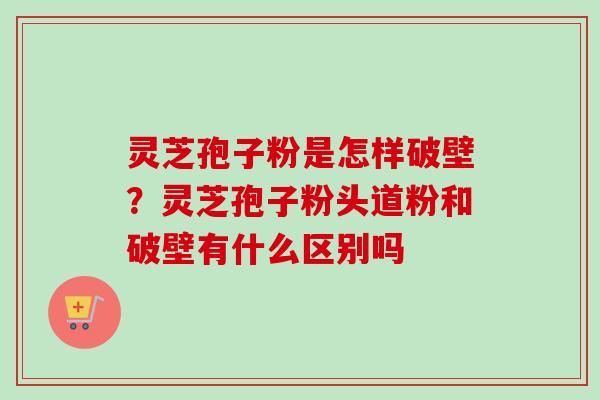 灵芝孢子粉是怎样破壁?灵芝孢子粉头道粉和破壁有什么区别吗 灵芝孢子粉是怎样破壁?灵芝孢子粉头道粉和破壁有什么区别吗