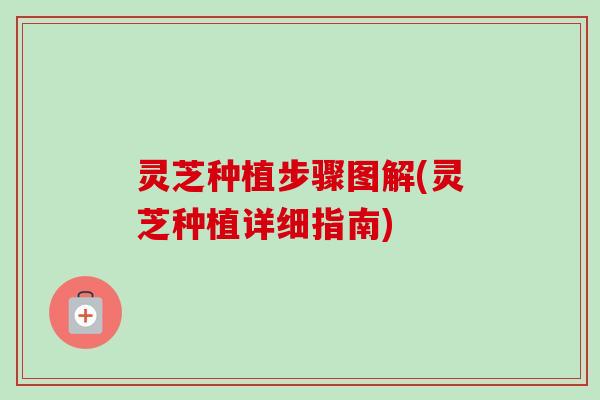 灵芝种植步骤图解(灵芝种植详细指南)